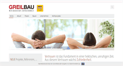 Desktop Screenshot of greilbau.at